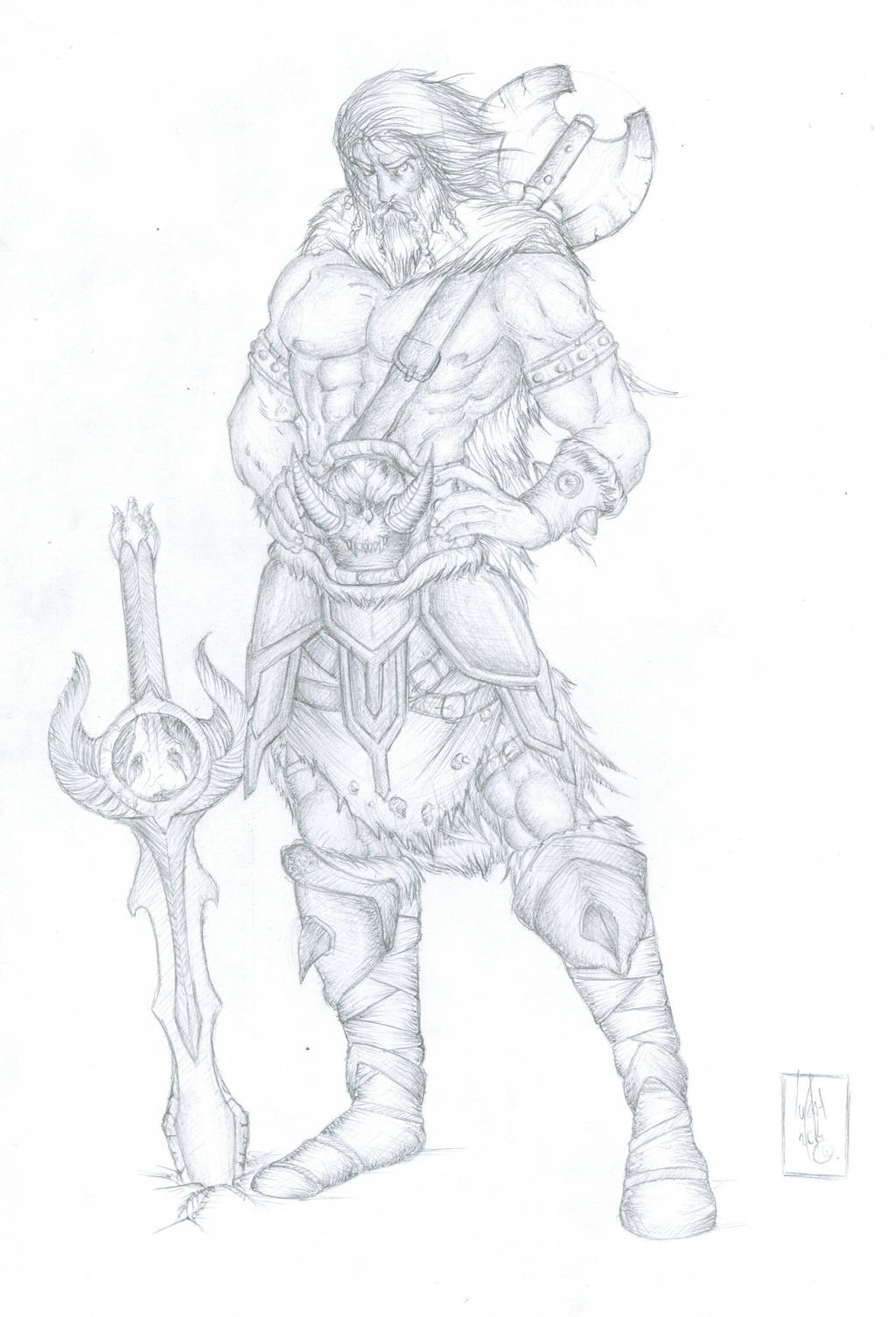 Beelthand the Barbarian by The-Last-Barbarian