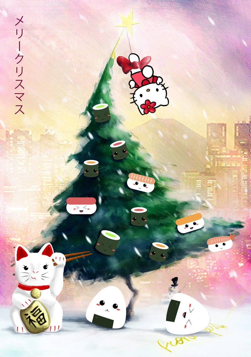 The Sushi (X-Mas)Tree by KizUna-Cat