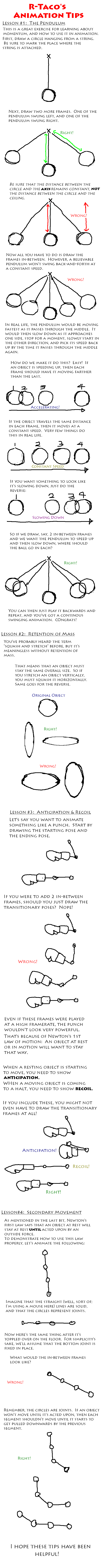 Animation Tips by RockoTheTaco