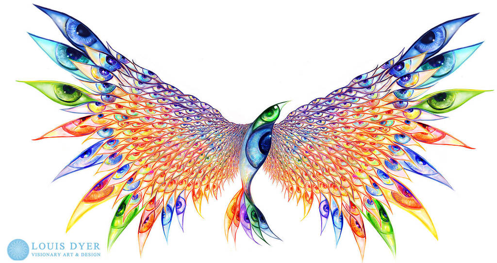 Wings of psychedelia by LouisDyer