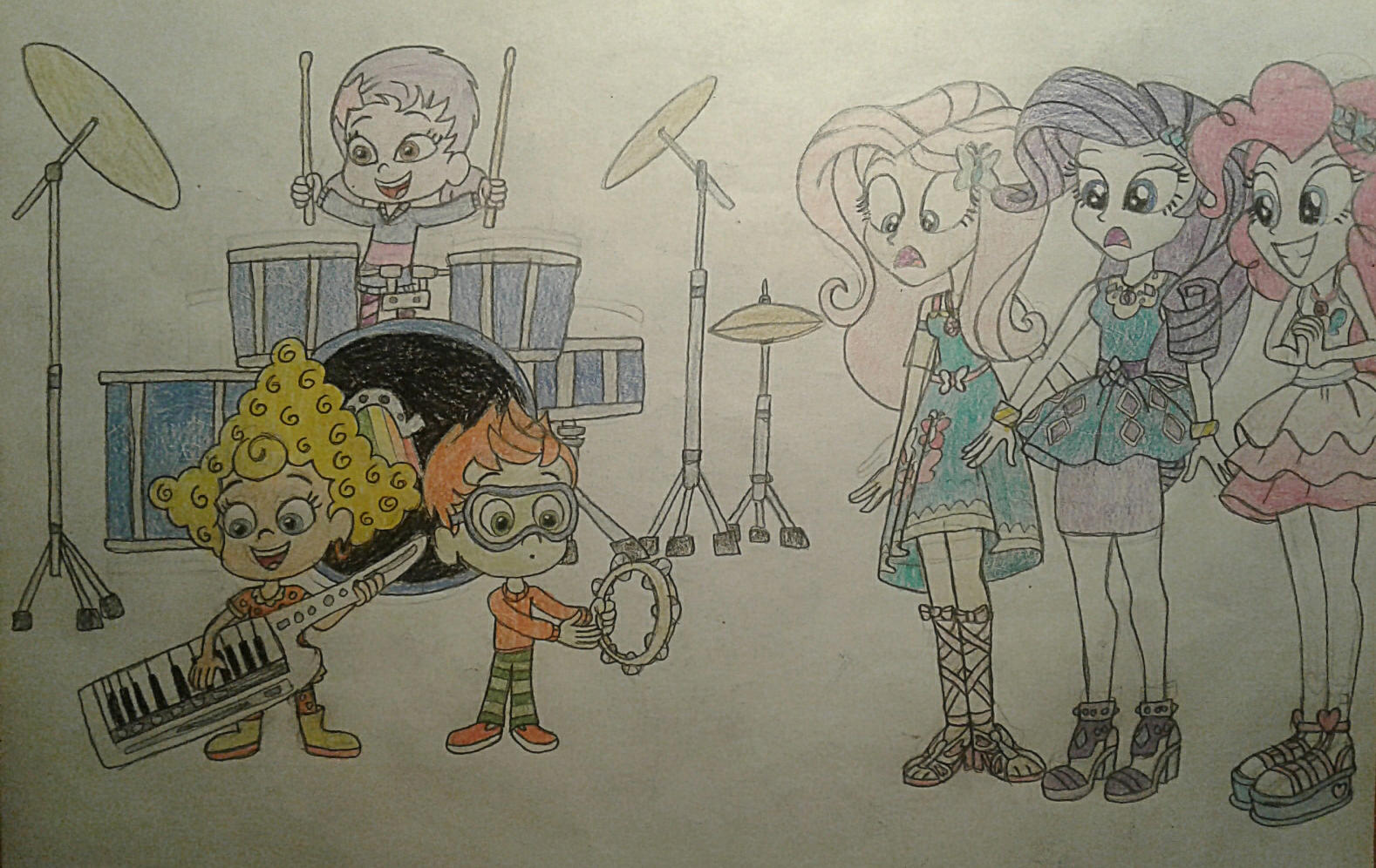 Equestria Ninja Guppies Group 1 by BozzerKazooers on DeviantArt