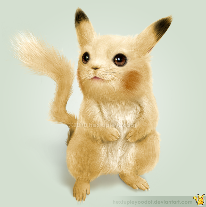 Real Pikachu by hextupleyoodot
