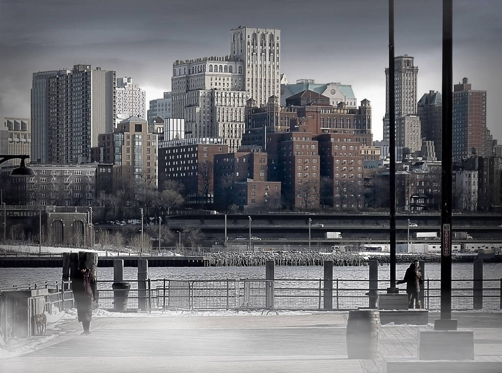 Pier 17 on a freezing day - New York by Marcusion Pier 17 on a freezing day - New York by Marcusion