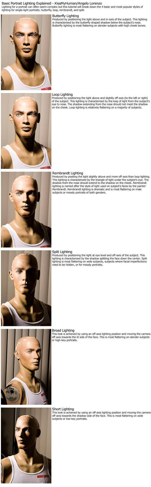 Basic Portrait Lighting by KissMyHuman