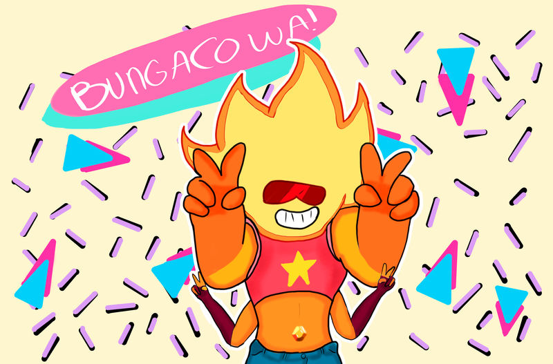 Whoop! So Sunstone was the poll winner from the weekends polls! I was in a real big Steven Universe mood after the Rainbow Quartz 2.0 drawing and I wasn't sure of what to do.  Sunstone won! I ...