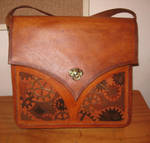 Clockworks messenger bag. by waywarddreams