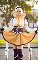 A Proper Lady should Always Curtsey - Mami Tomoe by GaMeReVX