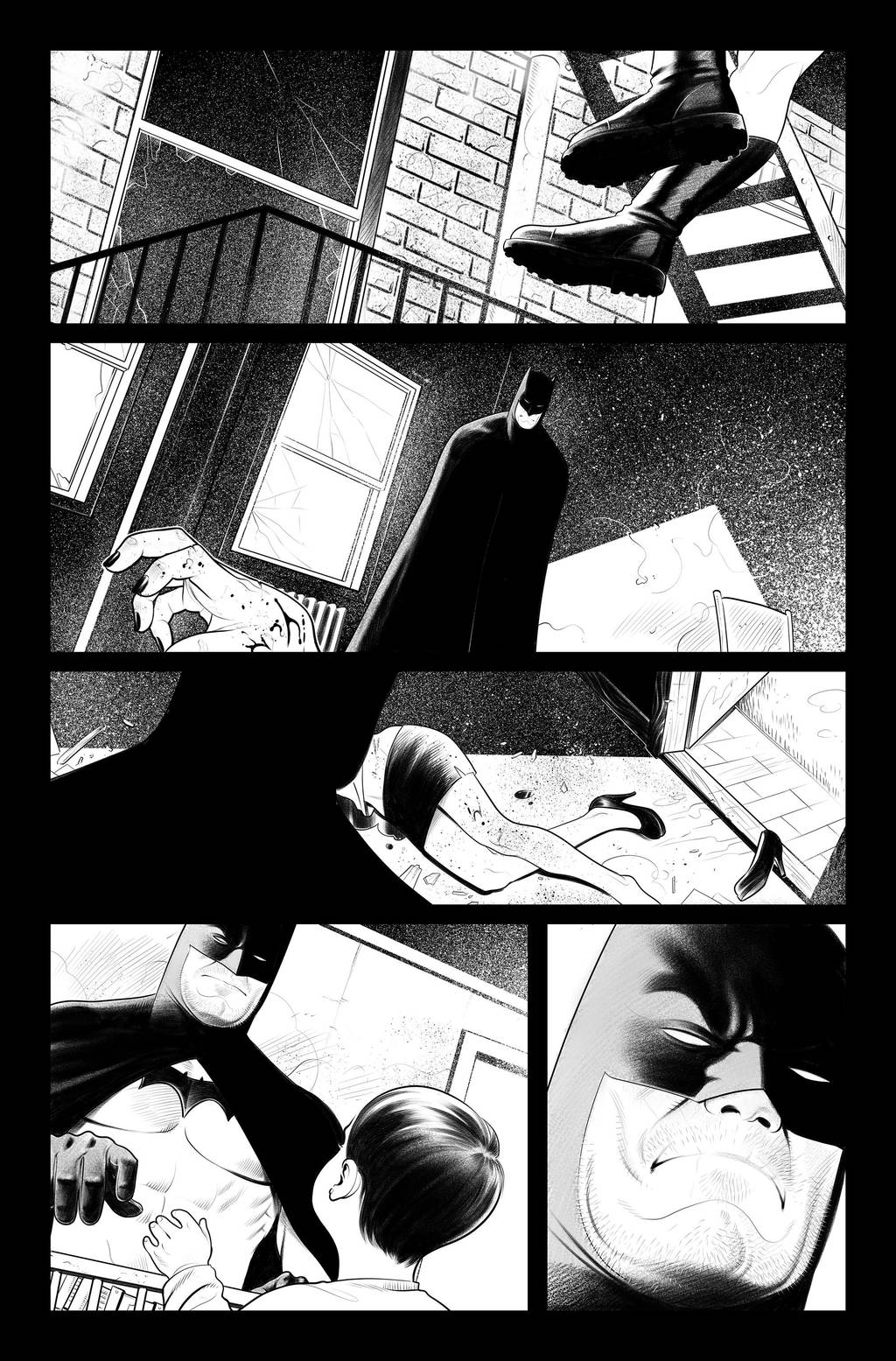 Batman Sample Page 3 by ArminOzdic