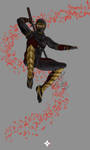The Red Dragon Ninja by Revan-Dawnstar