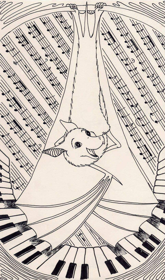 Piano Bat by Moundfreek