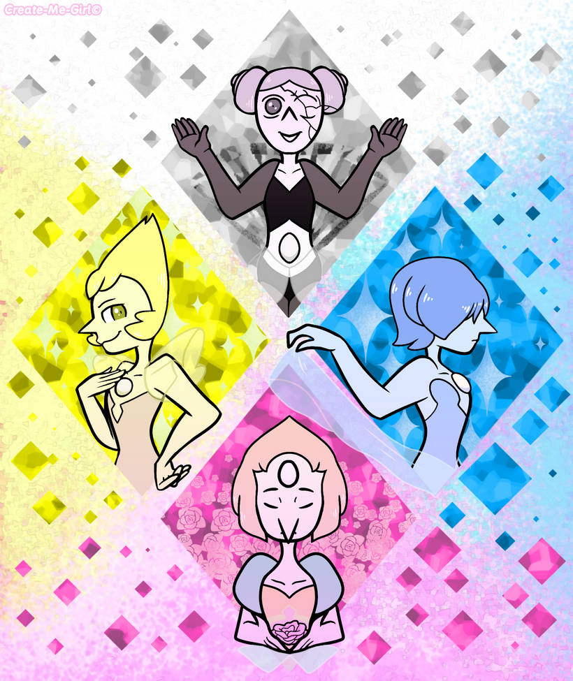 Eeehhhh it's kinda hard for me to pick which one to be my favorite pearl 'cause I love all of them too much... Q3Q Steven Universe © Rebecca Sugar and Cartoon Network Art ©