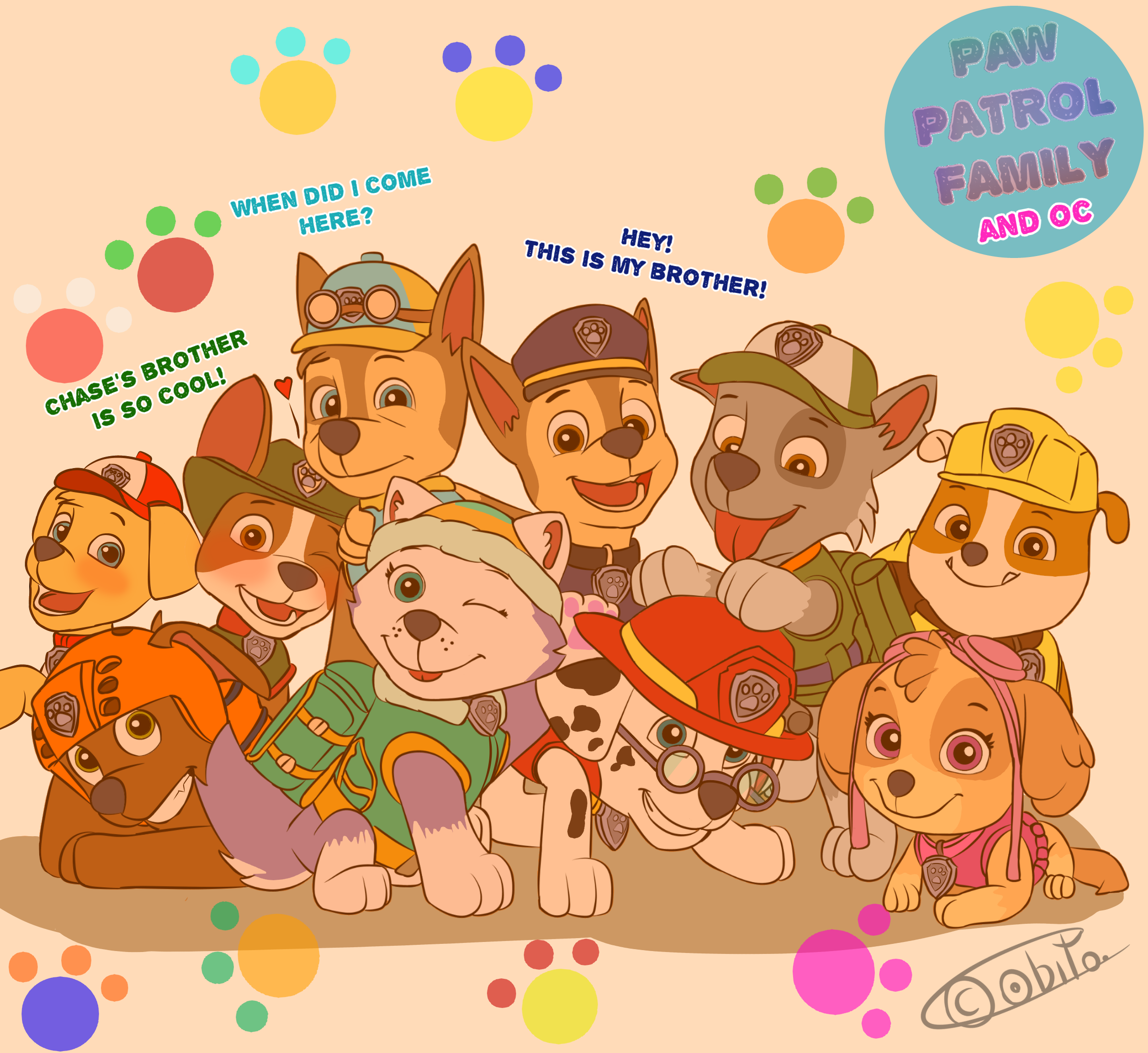 PAW patrol - We are forever brothers by AO-2-NICK on DeviantArt