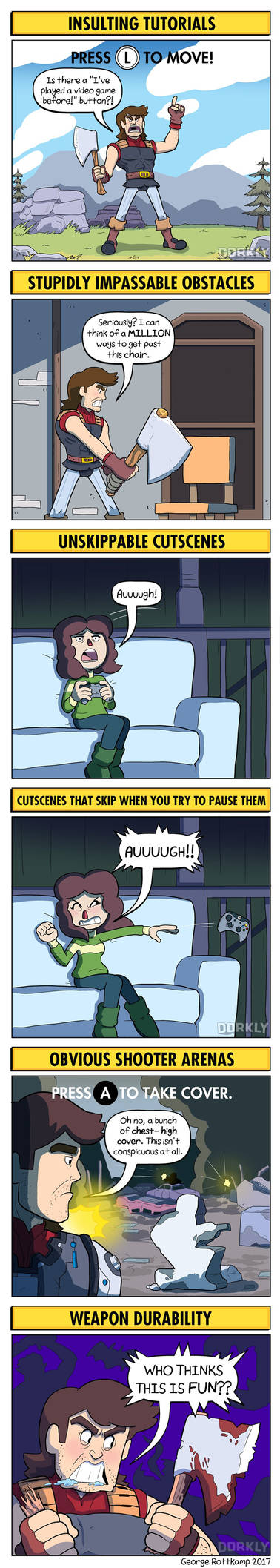 DORKLY: Video Game Tropes We're Absolutely Sick Of by GeorgeRottkamp