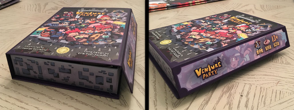 Venture Party: Sample Production Box Side by GeorgeRottkamp