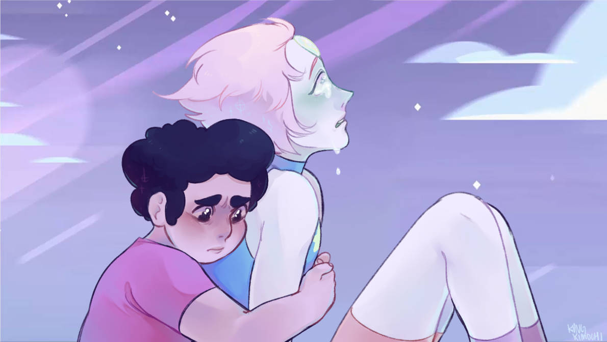screencap redraw of Steven Universe from the Rose's Scabbard episode!! ( except I can't take credit for the background, I just drew over the cap for that LOL ) on tumblr! kingkimochi.tumblr.com/pos...