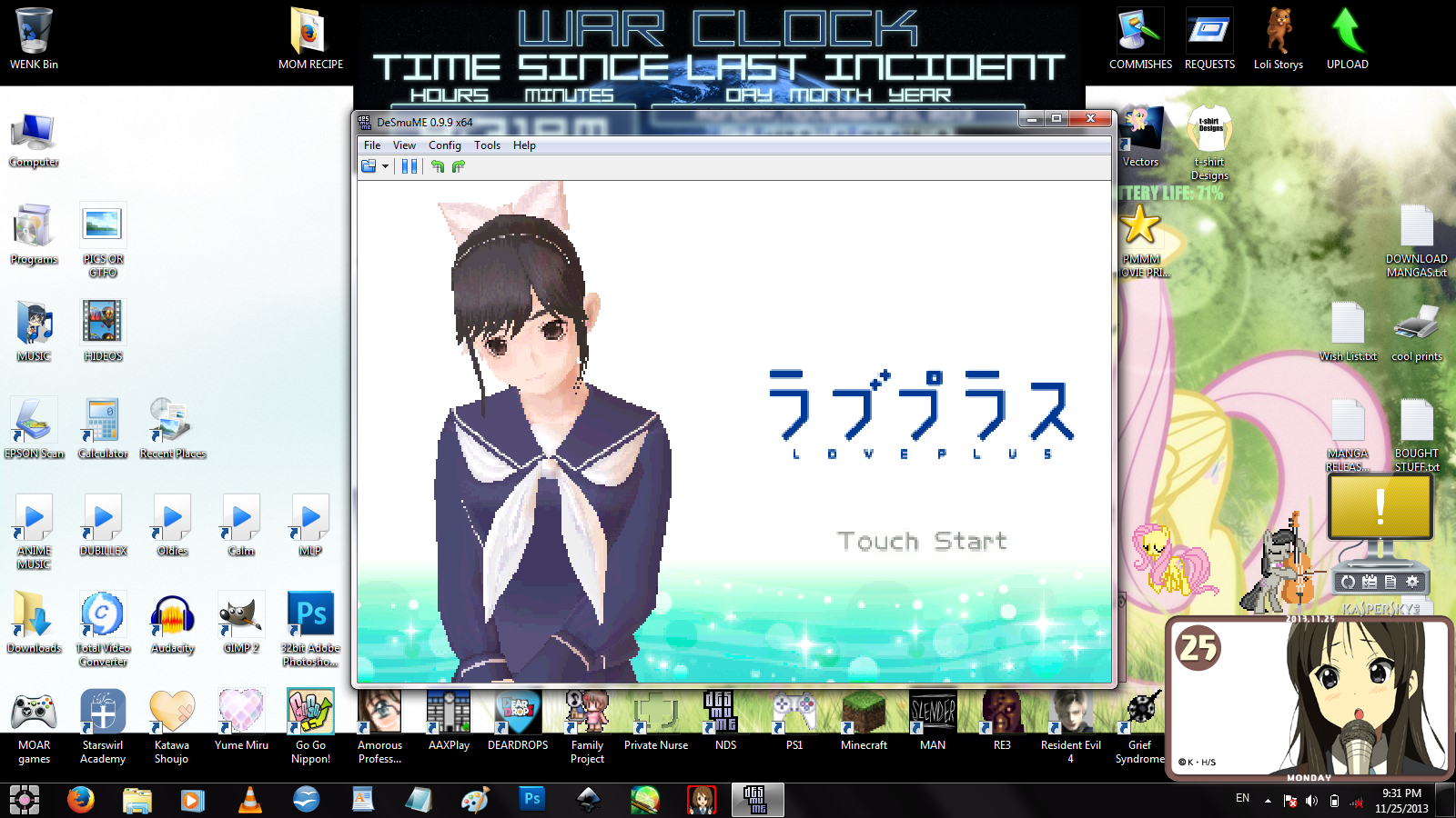 Love Plus on PC by Jailboticus