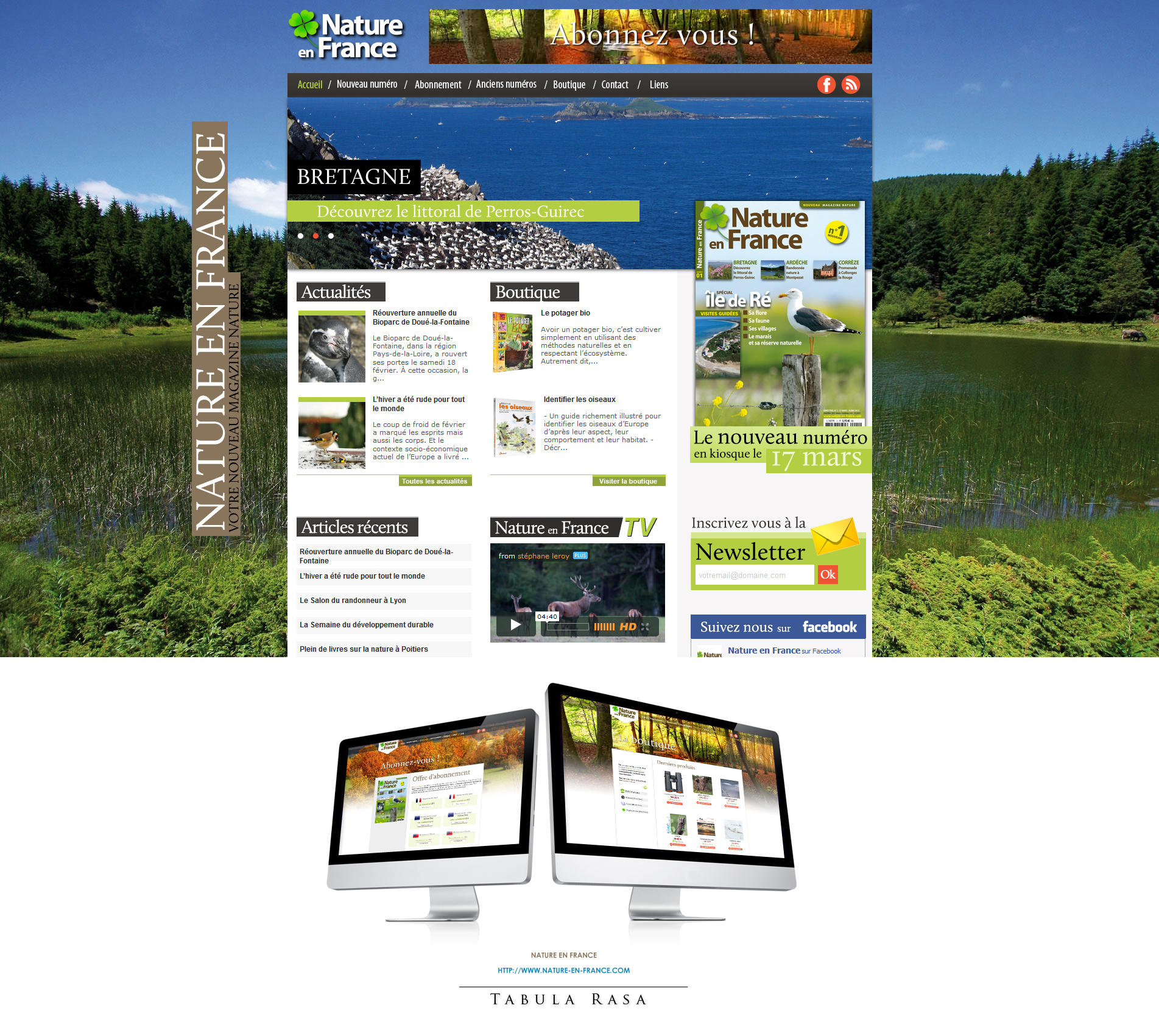 Nature en France Magazine by TabulaRasaStudio