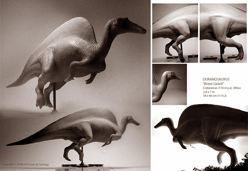 Ouranosaurus Sculpture by Red-Dilopho