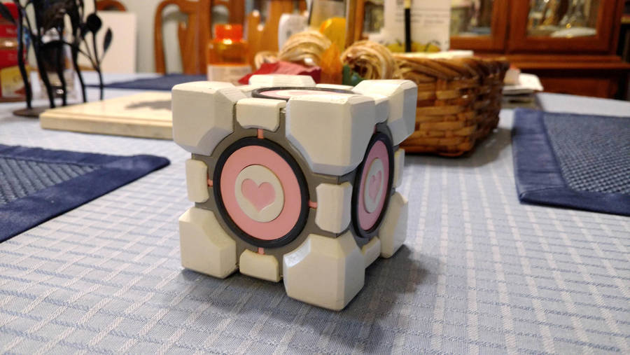 3 in. Weighted Companion Cube by pluckylump on DeviantArt