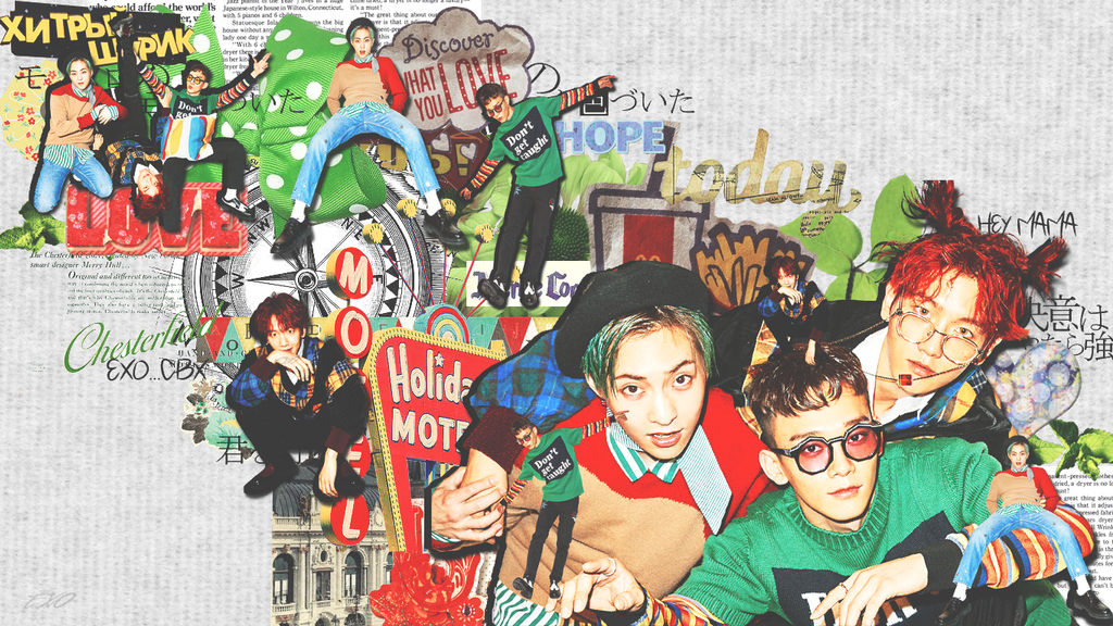 Exo Cbx Hey Mama Wallpaper Ed By Sodesing On Deviantart