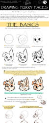 Guide to Drawing Furry Faces 2.0 by Snorechu