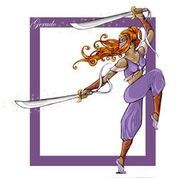 Gerudo Sword Dancer by Nephtis