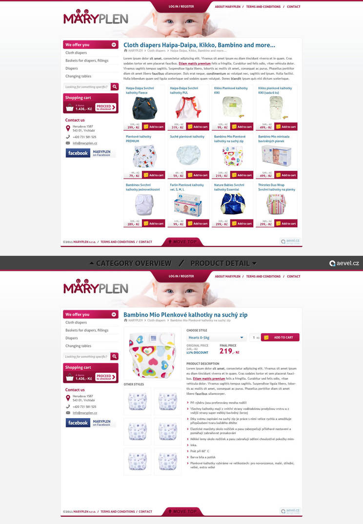 Maryplen baby diapers by aevel