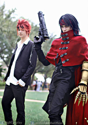 Vincent Valentine and Reno FFAC cosplay by AlysonTabbitha Vincent Valentine and Reno FFAC cosplay by AlysonTabbitha