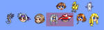 Super Chibis - Set 2 by Jianre-M