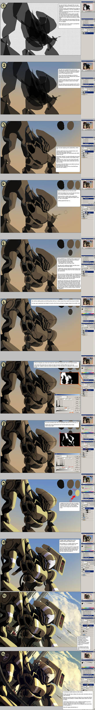 docked Mech STEP BY STEP by dasAdam