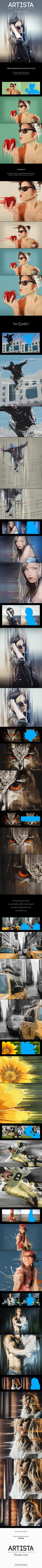 Artista - Mixed Media Art Photoshop Action by NuwanP