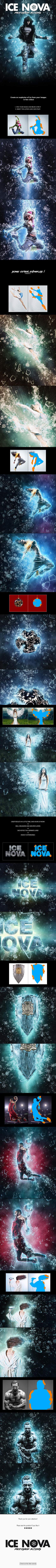 Ice Nova - Photoshop Action by NuwanP