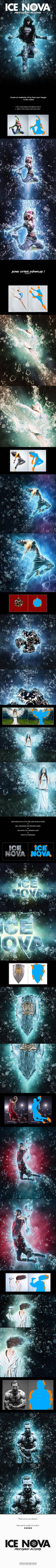 Ice Nova - Photoshop Action by NuwanP