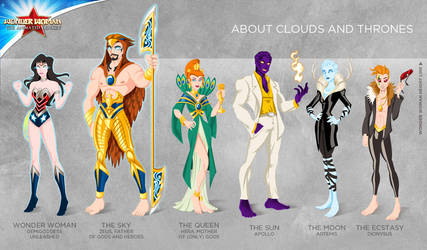Wonder Woman Cartoon Show: About clouds and throne by tremary