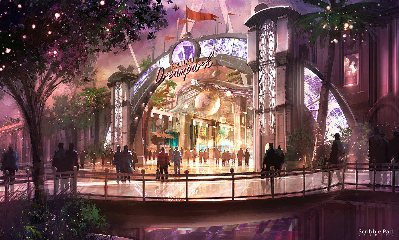 Theme Park Illustration by JamesPaick