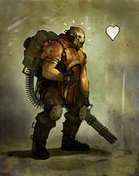 Minigun by JohnoftheNorth