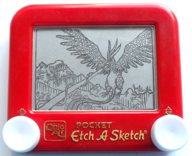 Articuno etch a sketch by pikajane