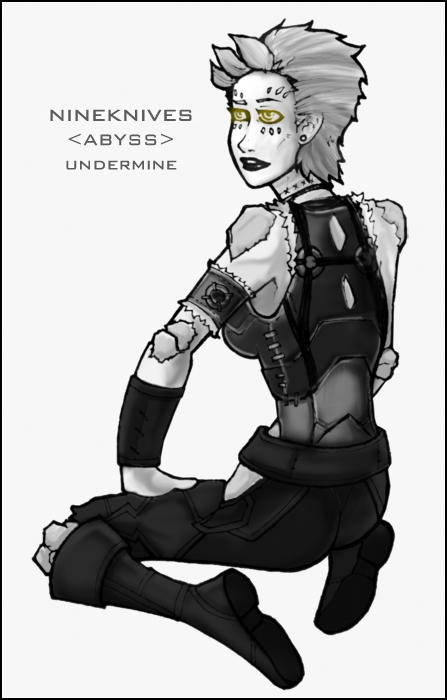 nineknives sitting thurr by mr187