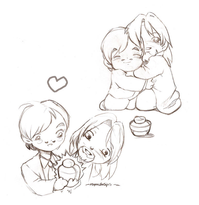 PNT - Chibis - pencil by Shinjuchan