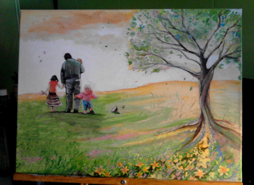 Source Of Love - canvas 1 by Shinjuchan