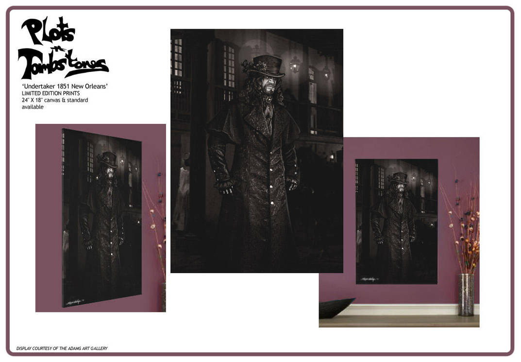 Undertaker 1851 New Orleans exclusive prints by Shinjuchan