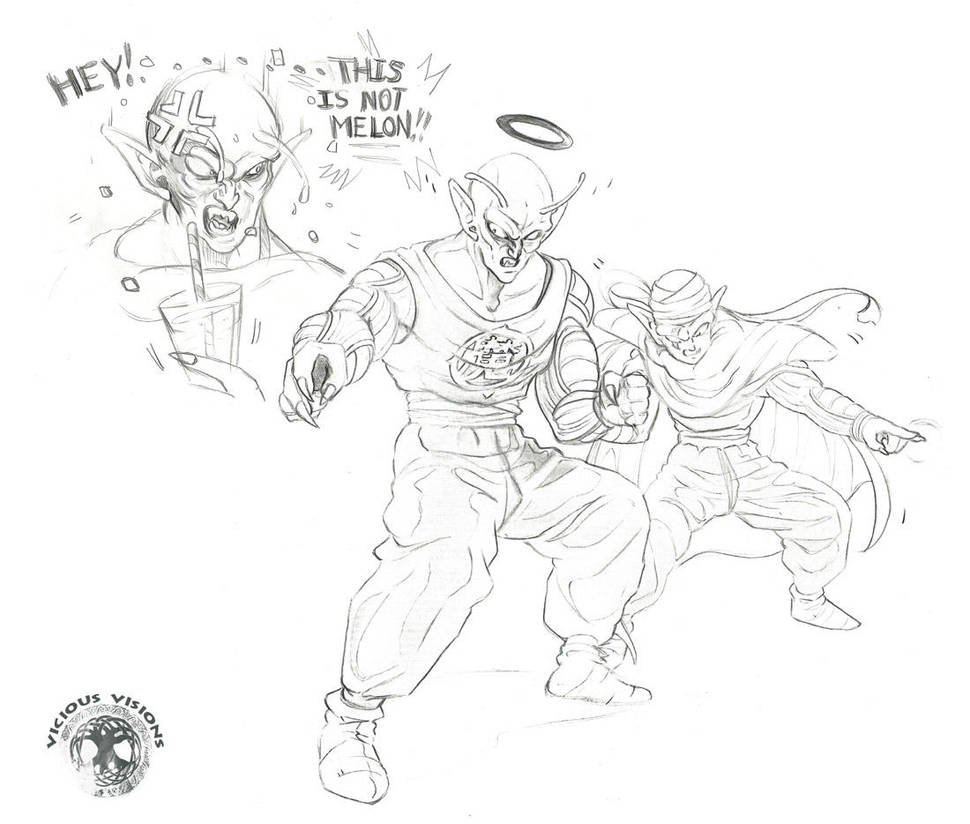 DBZ - Black Halo King Piccolo by Shinjuchan
