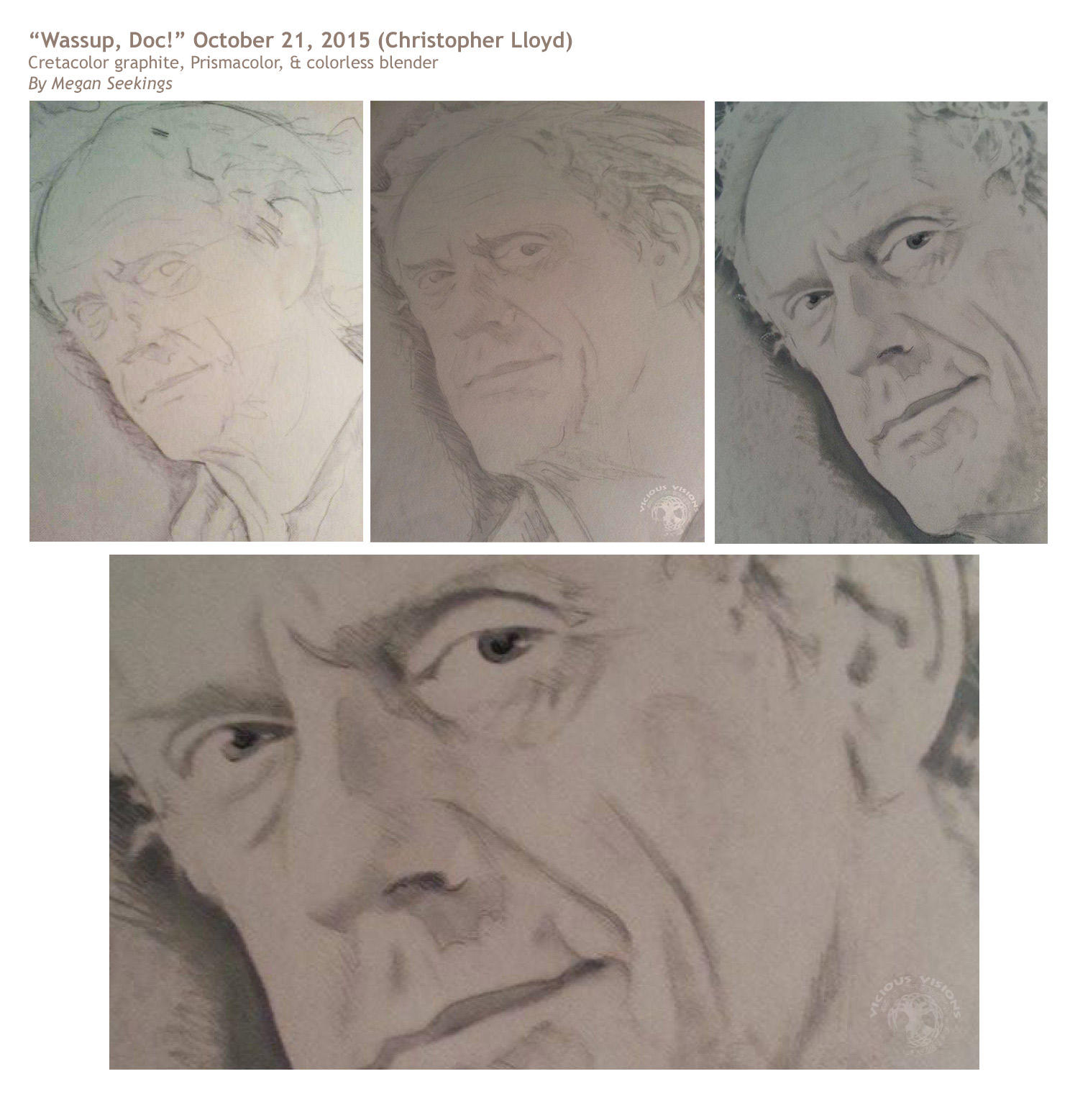 WIP Christopher Lloyd by Shinjuchan