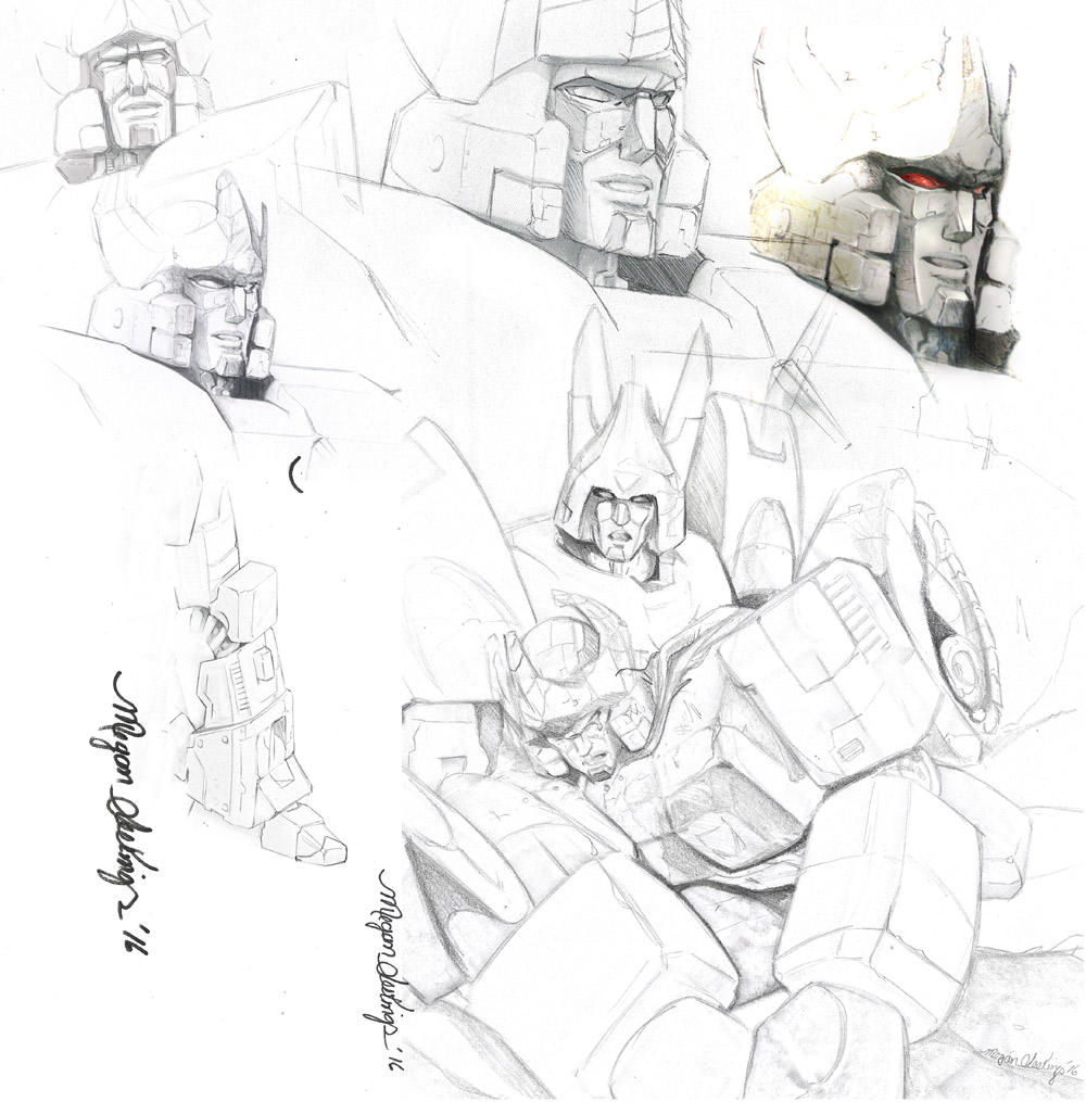 Mecha sketches by Shinjuchan