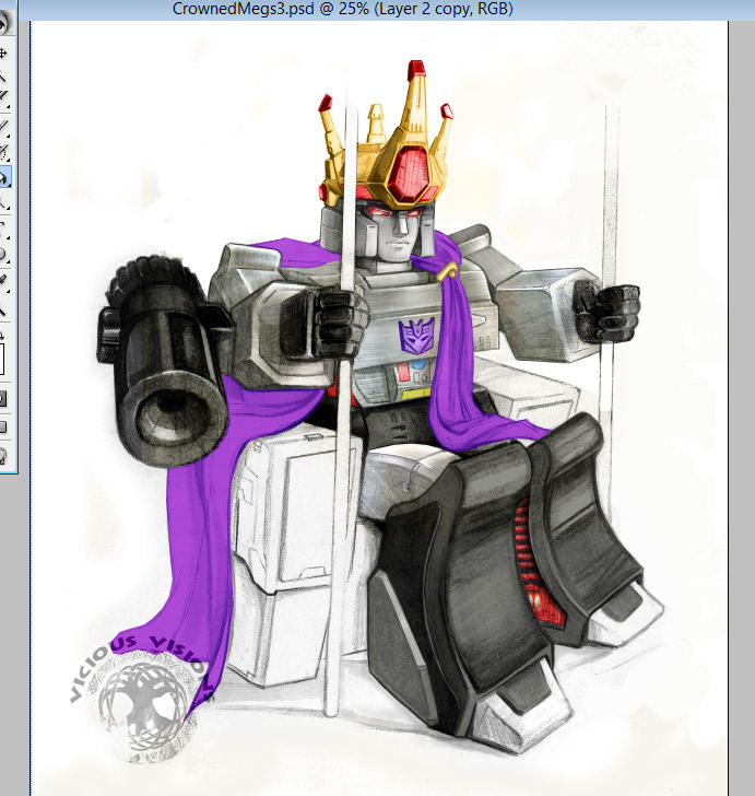 TF - All Hail Megatron! (Vornling) Colors 2 by Shinjuchan