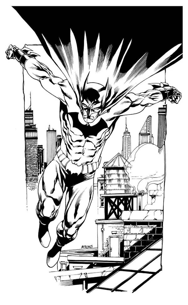 Heroes Con sketch Batman by RobertAtkins
