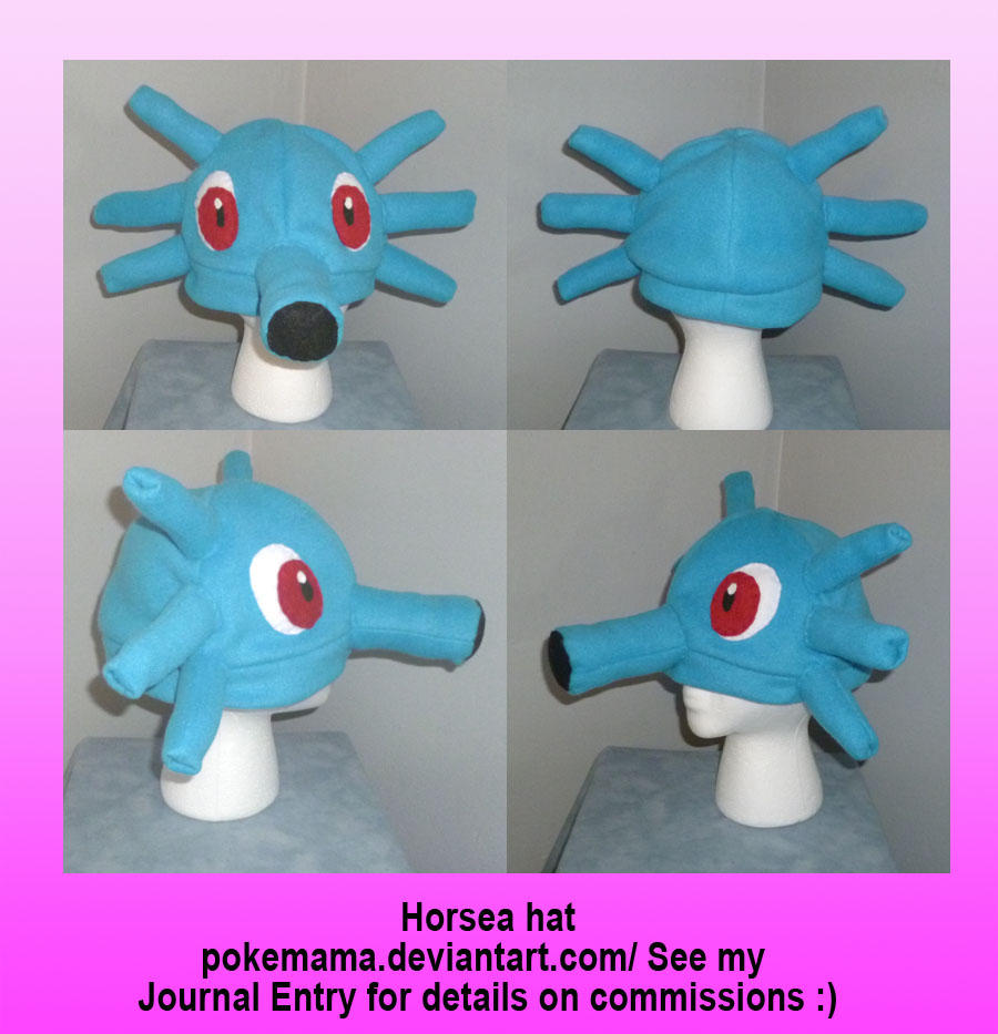 Horsea hat by PokeMama
