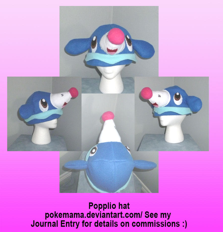 Popplio hat by PokeMama