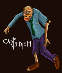 super Zombie ilustrado by ricksd