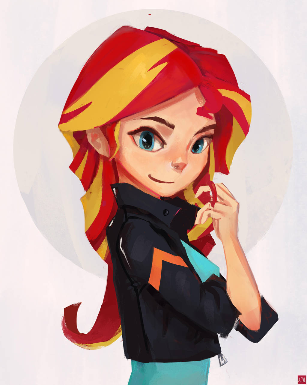 Sunny Sunset by aJVL